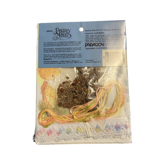 Precious Moments Sachet Kit 2016 "He Watches Over Us" 3.5" X 4.5" Paragon Needle - Picture 2 of 2